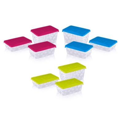 Komplet Prostokątnych Pojemników Rukkola BRANQ