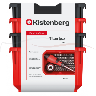 Kubeczki warsztatowe Kistenberg Titan box set KTIS16 2kolory mix