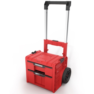 Skrzynka narzędziowa Qbrick System Pro Cart 2.0 PLUS Drawer 2 RED ULTRA