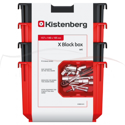 Kubeczki warsztatowe Kistenberg X Block box set KXBS1614 2kolory mix