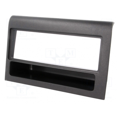 Ramka radiowa; Alfa Romeo,Lancia; 1 DIN; czarny