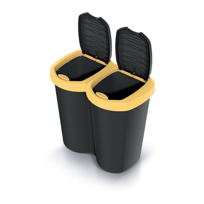 Kosz na śmieci Compacta B Duo NDBS40 40 L CZARNY - Keden
