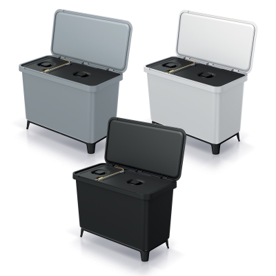 Kosze do segregacji odpadów Systema NKS45W2 10+23 L - Keden