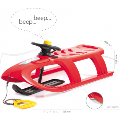 Prosperplast Sanki z kierownicą BULLET CONTROL ISPC kolory