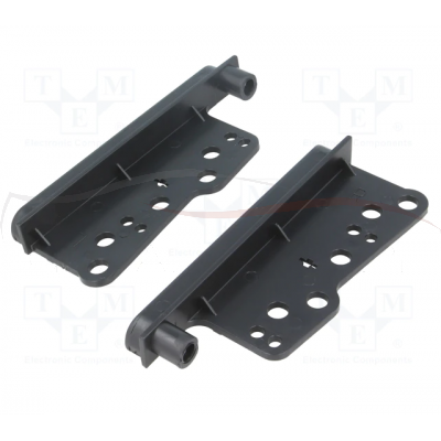 Ramka radiowa; Toyota; 2 DIN; czarny