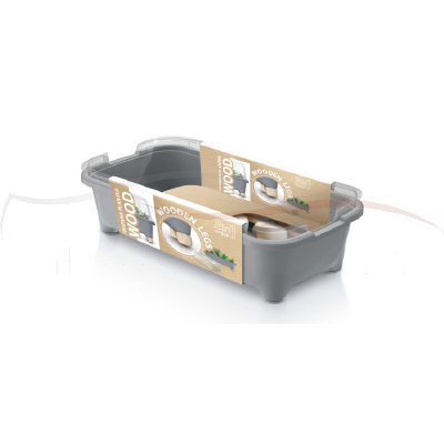 Prosperplast Rozsadnik Respana Planter Wood Low Set ISEW780