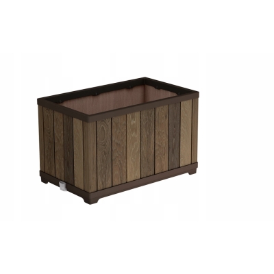 Keter Deco Rectangle Planter - donica skrzyniowa orzech