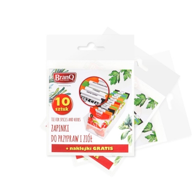 Zapinki Do Przypraw - Komplet 10szt. BRANQ