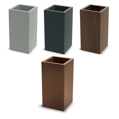 Prosperplast ETHICK Doniczka CUBLA SQUARE high TCLS30H