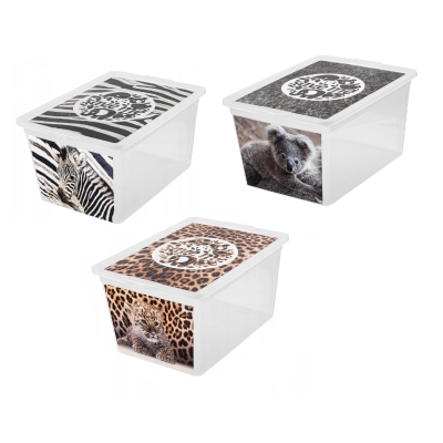 Pojemnik X-BOX 30L Z Nadrukiem x2 BRANQ "Save Me"