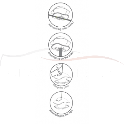 Prosperplast Karmnik dla ptaków Birdyfeed Square IBFS