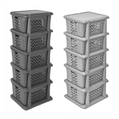 Regał Cotton Pięcioczęściowy BRANQ