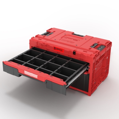 Skrzynia QS ONE Drawer 2 Plus Toolbox 2.0 Red Ultra HD Custom