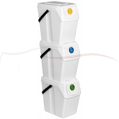 Prosperplast Kosz do segregacji odpadów Sortibox ISWB25S3 25 l kolory