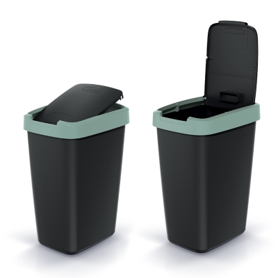 Kosz na śmieci Compacta Q Flap NSAB12 12 L CZARNE - Keden
