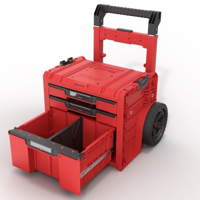 Skrzynka narzędziowa Qbrick System Pro Cart 2.0 PLUS Drawer 3 RED ULTRA