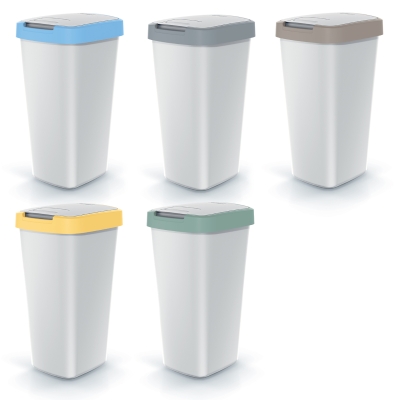 Kosz na śmieci Compacta Q Flap NSAB25 25 L SZARE - Keden