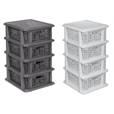 Regał BAMBOO Czteroczęściowy BRANQ