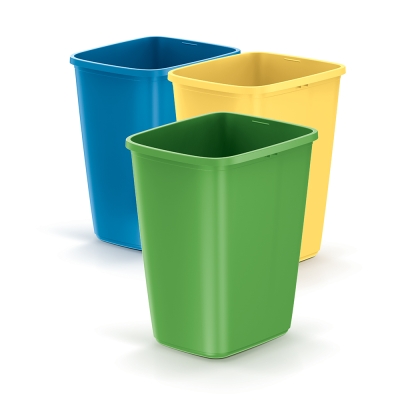 Zestaw koszy do recyklingu Compacta Q Sort set NSD9S3 3x9 L