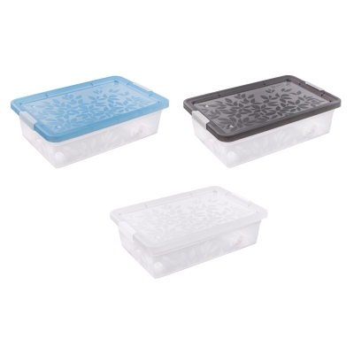 Pojemnik Jaśmin Z Pokrywą 26L Na Kółkach BRANQ