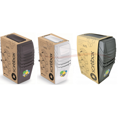 Prosperplast Kosz do segregacji odpadów Sortibox ISWB25S3 25 l kolory