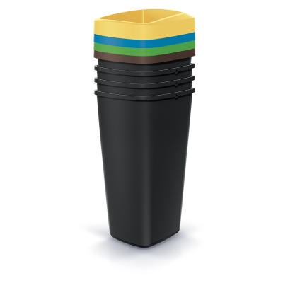 Zestaw koszy do recyklingu Compacta Q DROP Set 4x25 L Keden