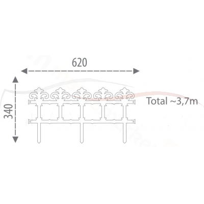 Prosperplast Obrzeże Garden Art IPŁB