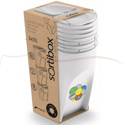 Prosperplast Kosz do segregacji odpadów Sortibox IKWB35S3 35 l kolory