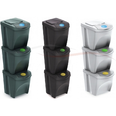 Prosperplast Kosz do segregacji odpadów Sortibox IKWB25S3 25 l kolory