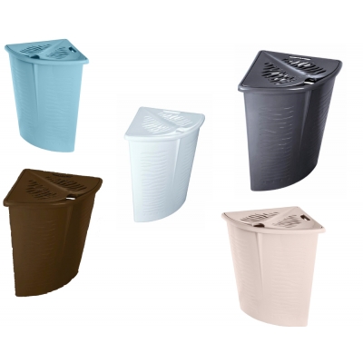 Narożny Kosz Na Bieliznę "ZEBRA" 45L BRANQ