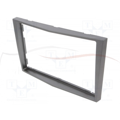 Ramka radiowa; Opel; 2 DIN; szary ciemny