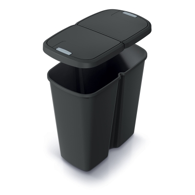 Kosz na śmieci Compacta Q Duo NDAB50 50 L CZARNY - Keden