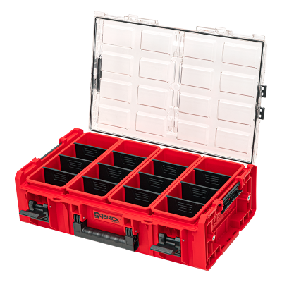 Skrzynka Qbrick System ONE Organizer 2XL Bin Red Ultra HD + 2 Adaptery System One Connect