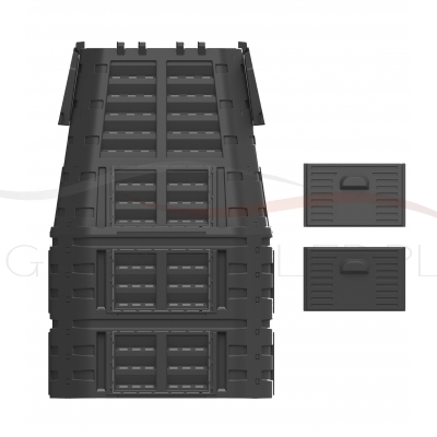 Kompostownik 1000l czarny