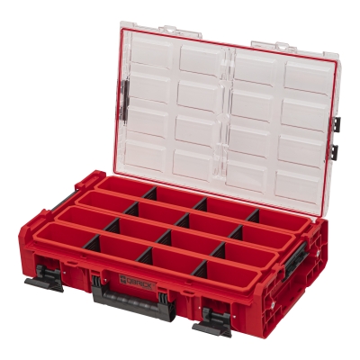 Skrzynka Qbrick System ONE Organizer XL 2.0 Long Bin Red Ultra HD