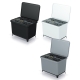 Kosze do segregacji odpadów Systema NKS60W4 4x10 L - Keden