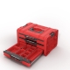 Zestaw QBRICK SYSTEM PRO Drawer Workshop Set 6 2.0 Red Ultra