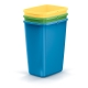 Zestaw koszy do recyklingu Compacta Q Sort set 3x12 L