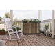 Keter Deco Rectangle Planter Tall - donica skrzyniowa orzech