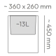 Prosperplast ETHICK Doniczka CUBLA Case High TCLC38H