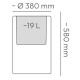Prosperplast ETHICK Donica TUBLA Round HIGH TTL40H