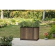 Keter Deco Rectangle Planter Tall - donica skrzyniowa orzech