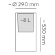 Prosperplast ETHICK Donica TUBLA Round HIGH TTL30H