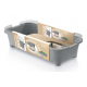 Prosperplast Rozsadnik Respana Planter Wood Low Set ISEW780