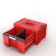 Zestaw QBRICK SYSTEM PRO Drawer Workshop Set 6 2.0 Red Ultra