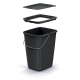 Kosz/wiaderko na śmieci z klapą Compacta Q Flap Basic 12 L