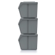 Zestaw 3 Koszy do segregacji Sortibox ISWB20S3 3x20 L kolory