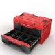 Skrzynia z szufladami Qbrick System ONE Drawer 2 Toolbox 2.0 Red Ultra HD