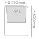 Prosperplast ETHICK Donica TUBLA Round HIGH TTL48H