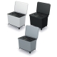 Kosze do segregacji odpadów Systema NKS60W2 2x23 L - Keden